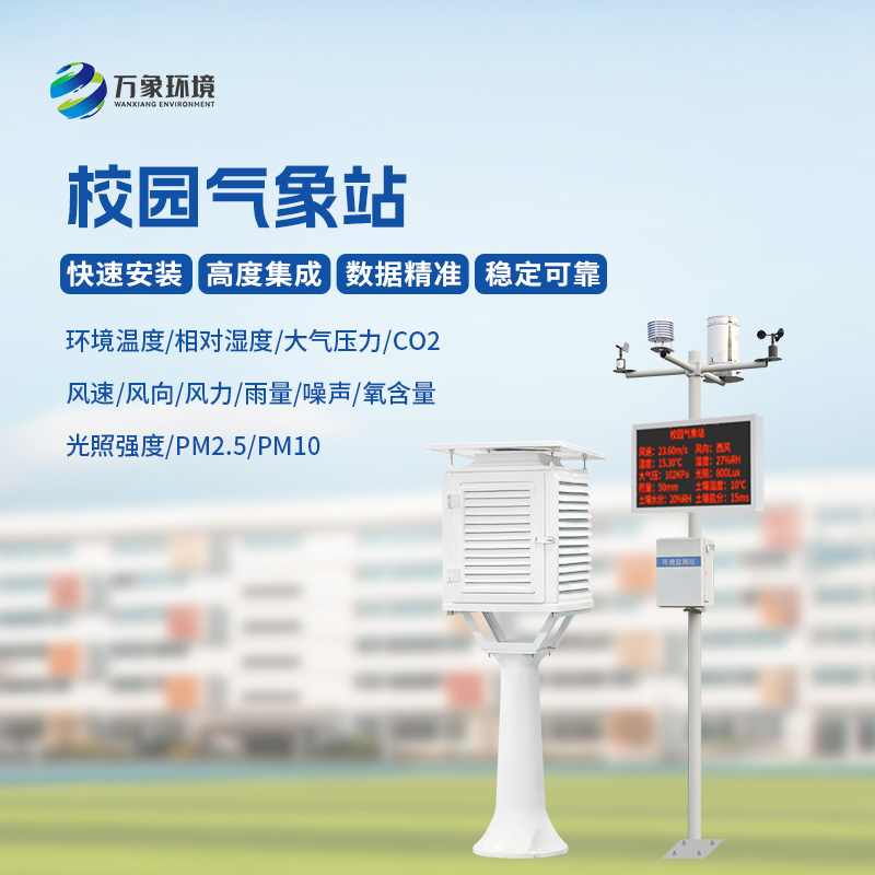 ??校園科普氣象站——?dú)庀笮§`通，大有可為