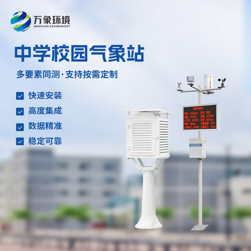 ??作為學校室外氣象站廠家，萬象環境有什么技術優勢？