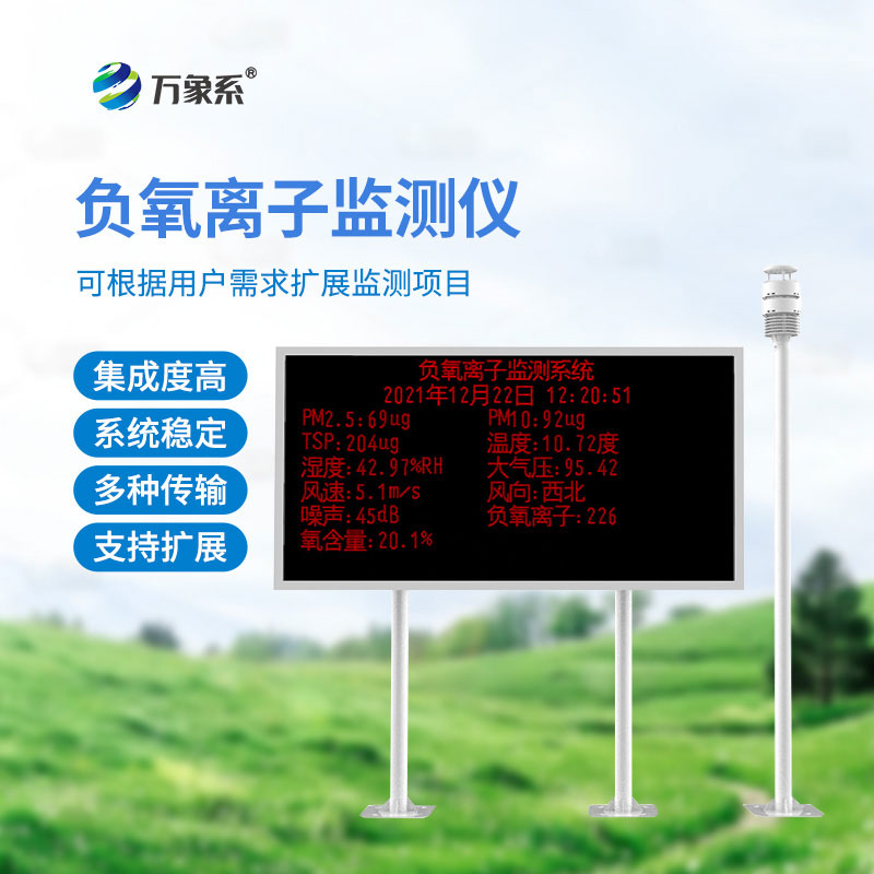 空氣負氧離子監測站