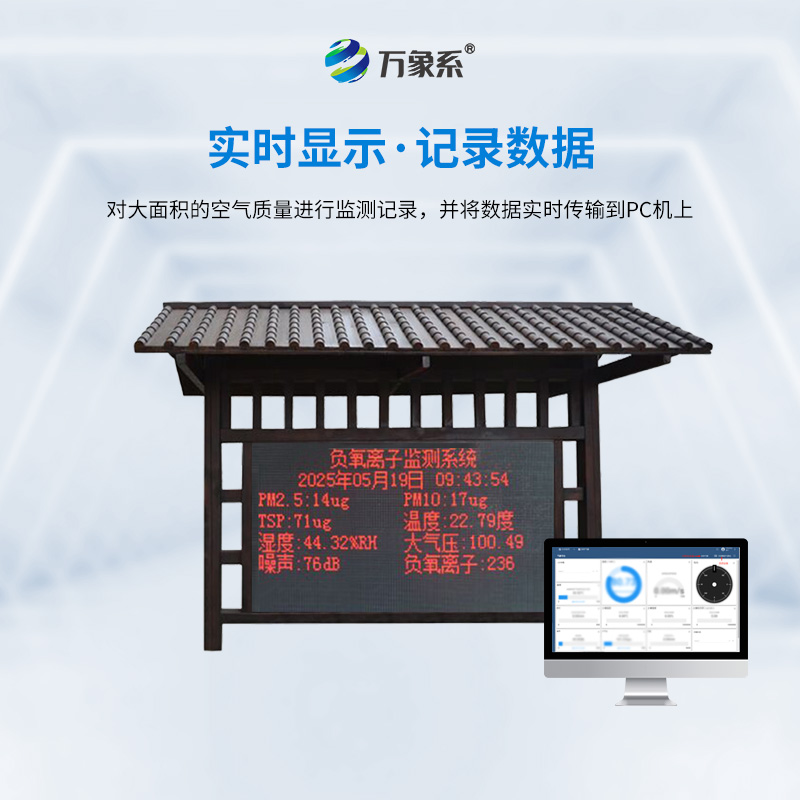 ??公園負(fù)氧離子氣象站如何量化清新度？