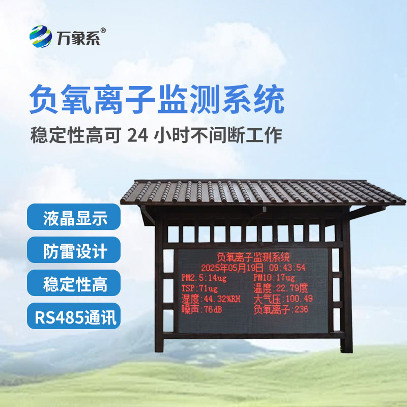 ??藏在公園里的空氣管家：公園負(fù)氧離子監(jiān)測(cè)站